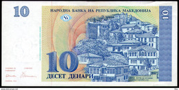 Makedonija,1993,Mazedonien,Macedonia,Macedoine,Pick#9, 10 Denari 1993,as Scan - North Macedonia