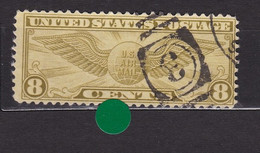 USA Gestempeld Used  SCOTT   C17   Date  D' émission 1932  Poste Aérienne  Winged Globe - 1a. 1918-1940 Oblitérés