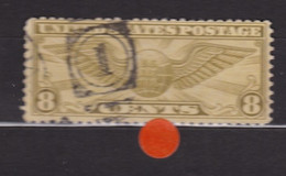 USA Gestempeld Used  SCOTT   C17   Date  D' émission 1932  Poste Aérienne  Winged Globe - 1a. 1918-1940 Oblitérés