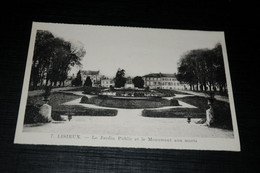 18598-           LISIEUX, LE JARDIN PUBLIC ET LE MONUMENT AUX MORTS - Lisieux