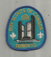 JC, écusson Tissu , Scouts , Scout , Scoutisme , BOY SCOUTS Of CANADA , GTR ,  TORONTO - Stoffabzeichen