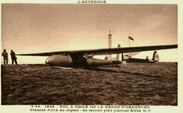 Avions/ Aviation / Avion / 63 Auvergne / Vol A Voile / Planeur Avia 41P Au Départ - Otros & Sin Clasificación