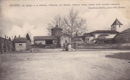 Loire - Ouches En 1904 - à Droite, Au Milieu, Vieille Tour, Reste D'un Ancien Château - Altri Comuni