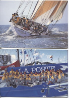 CPM - VOILE - MAXI YACHT "LA POSTE" - Course WHITBREAD ... Lot De 4 Cartes - Voile