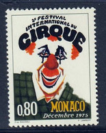 MONACO - 2e Festival International Du Cirque - Y&T N° 1039 - 1975 - Cirque