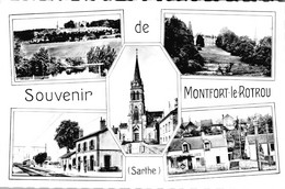 Carte 1955 SOUVENIR DE MONTFORT LE ROTROU / MULTIVUES - Montfort Le Gesnois