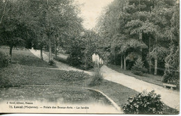 CPA - LAVAL - PALAIS DES BEAUX-ARTS - LE JARDIN (1914) - Laval