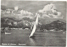O3985 Marina Di Carrara - Panorama - Barche Boats Bateaux / Viaggiata 1961 - Carrara