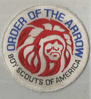 JC , écusson Tissu , Scouts, Scout , Scoutisme, Order Of The Arrow , Boy Scouts Of America,dia. 175 Mm ,  Frais Fr 2.45e - Ecussons Tissu