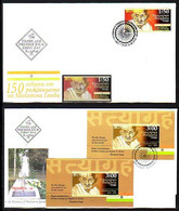 BULGARIA - 2019 - 2020 - Mahatma Gandhi - 150 Ans De La Naissanse -  St. + Bl + 2 FDC  ** MNH - Unused Stamps
