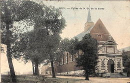 Huy - Eglise De N.D. De La Sarte (colorisée, Censure Huy 1918, Imp. Gaston Destatte) - Huy