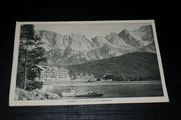 18618-          EIBSEE MIT HOTEL UND UND ZUGSPITZE - Zugspitze