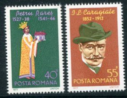 ROMANIA 1977 Personalities MNH / **.  Michel 3433-34 - Ongebruikt