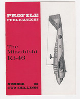 - AVIATION - PROFILE PUBLICATIONS N° 82 - THE MITSUBISHI Ki-46 -12 Pages - 17.5 X 23.5 - Trasporti