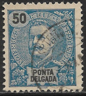 Ponta Delgada – 1897 King Carlos 50 Réis - Ponta Delgada