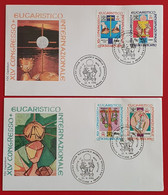 VATICANO VATIKAN VATICAN 1993 CONGRESSO EUCARISTICO SEVILLA FDC - Covers & Documents