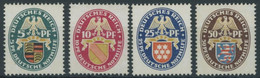 Dt. Reich 398-401 **, 1926, Nothilfe, Prachtsatz, Mi. 230.- - Ongebruikt