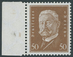 Dt. Reich 420 **, 1928, 50 Pf. Hindenburg, Pracht, Gepr. Schlegel, Mi. 140.- - Ongebruikt