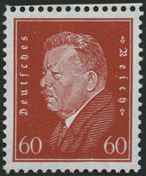 Dt. Reich 421 **, 1928, 60 Pf. Ebert, Pracht, Gepr. Schlegel, Mi. 140.- - Ongebruikt