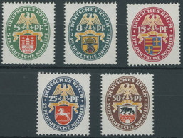 Dt. Reich 425-29 **, 1928, Nothilfe, Postfrischer Prachtsatz, Mi. 240.- - Ongebruikt