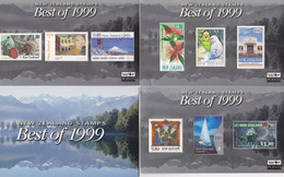 NEW ZEALAND 1999 Best Of Stamp Points, Set Of 3 Miniature Sheets MNH - Hojas Bloque