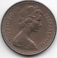 *great Britain 1 Penny 1974  Km 915  Unc/ms63 - 1 Penny & 1 New Penny