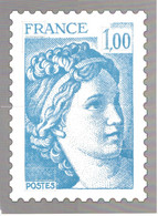 Bloc-Feuillet Philaposte Type SABINE De GANDON Par Quart - Les Quatre Quart Ensemble Représentant Un Timbre Inexistant ! - Unused Stamps