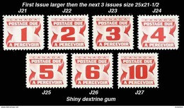 Canada (Scott No.J21-i27 - Postage Due [First Issue]) [**] - Port Dû (Taxe)