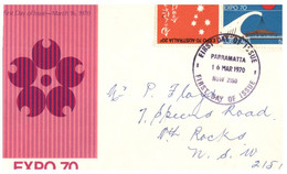 (S 25) Australia - 1970 Expo - FDC (posted) - 1970 – Osaka (Giappone)