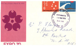 (S 25) Australia - 1970 Expo - FDC (posted) - 1970 – Osaka (Japan)