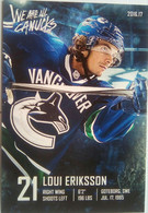 Canucks Vancouver Loui Eriksson - 2000-Hoy