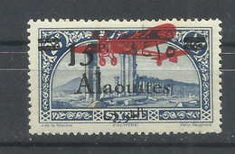 ALAOUITES  YVERT  AEREO  13  MH  * - Unused Stamps