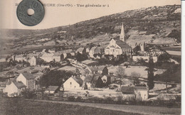 21 - TRES BELLE CPA DE LIGNY SUR OUCHE  VUE GENERALE - Other & Unclassified