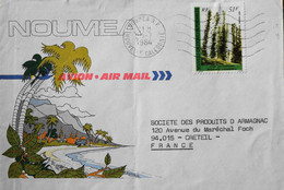 Nouvelle-Calédonie > Enveloppe Illustrée - Lettre Par Avion - Daté :1984 - En Bon Etat - Storia Postale