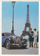 L'AUTOMOBILE FRANCAISE (Citroën) - PARIS (Tour Eiffel) / Policier, Gendarme - Turismo