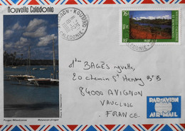 Nouvelle-Calédonie > Enveloppe Illustrée Recto-verso - Lettre Par Avion - Daté :1988 - En Bon Etat - Storia Postale