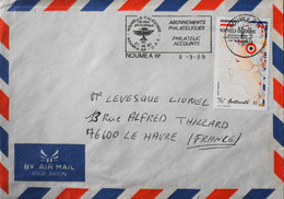 Nouvelle-Calédonie > Lettre Par Avion - Daté : Nouméa 1989 - En Bon Etat - Cartas & Documentos