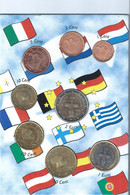 Euro; Serie 8 Pieces Neuves  Chipre   2008 - Port - 2€50 - Slovenia