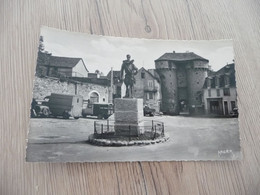 CPSM  48 Lozère  Marvejols Statue Henri IV Porte Souveyran.... - Marvejols