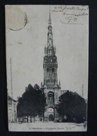 CPA N° 62 - Mézières - Façade De L'église - A. Gelly Charleville - Imp Van Praet, Oblitérée En 1905 - Charleville
