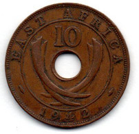 East Africa  -  10 Cents 1942  -  état  TB+ - Kolonies