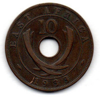 East Africa  -  10 Cents 1933 -  état  TB+ - Kolonies
