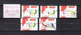 Dinamarca   1990-95    .-   Y&T  Nº       6  Sellos   Distribución - Timbres De Distributeurs [ATM]