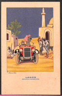 Lib717  - VINTAGE Illustrated ADVERTISING POSTCARD - Nanni  LAMPO PETROL Marocco - Nanni