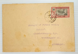 French India, Cover Sent To Germany, Karikal Postmark, Inde - Storia Postale