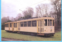 Bruxelles-Brussel-Tram N°1085-Tramway-Strassenbahn-Motrice Et Remorque Type Strandard De 1950-ligne 81 - Vervoer (openbaar)