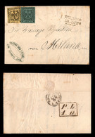 Antichi Stati Italiani - Modena - Governo Provvisorio - Cisappennino - 15 Cent (3) + 5 Cent (8) - Lettera Da Reggio A Mi - Other & Unclassified