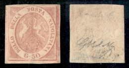 Antichi Stati Italiani - Napoli - 1858 - 50 Grana (14a) - Ottimi Margini - Gomma Originale - Molto Bello - G. Bolaffi (3 - Other & Unclassified