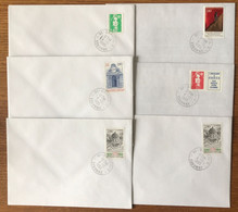 France - 6 Enveloppes - DRAVEIL B (Essonne) 1er Jour Du Bureau 4.12.1995 - (C1881) - 1961-....