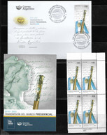 ARGENTINE,ARGENTINA 2020 DRAPEAUX,FLAG NATIONAL EMBLEMS PRESIDENTIAL RENEWEAL PACK COMBO BROCHURE+FDC+BLOCx4 NEUF,MNH, - Neufs